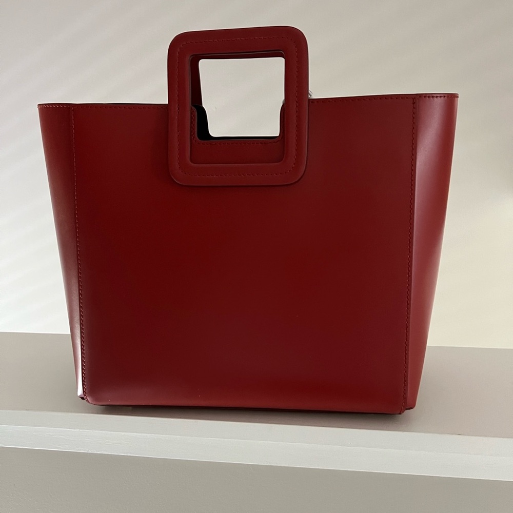 Staud Shirley Bag in cognac